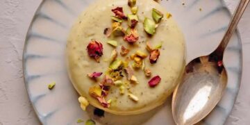 Pistachio Panna Cotta