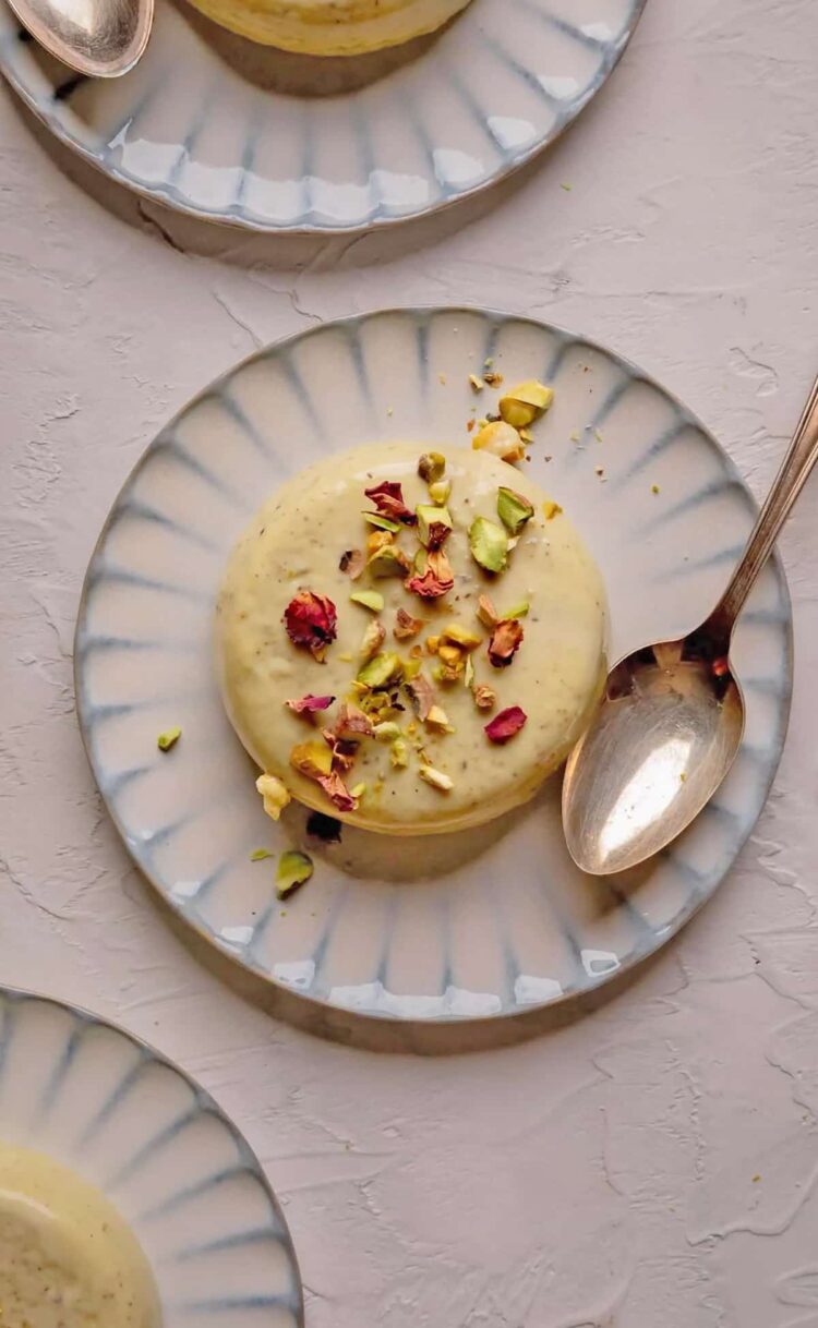 Pistachio Panna Cotta