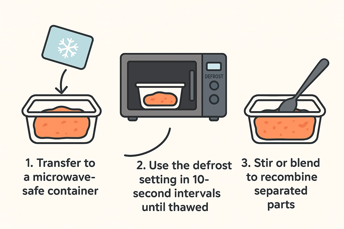 Microwave Thawing (Quick Method)